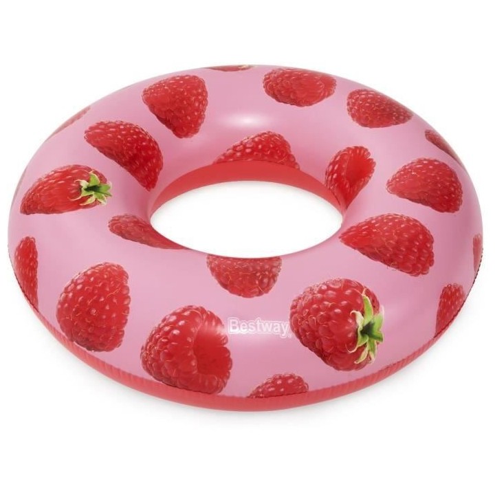 BESTWAY Bouée ronde 119 cm parfumée framboise Scentsational™ Raspb
