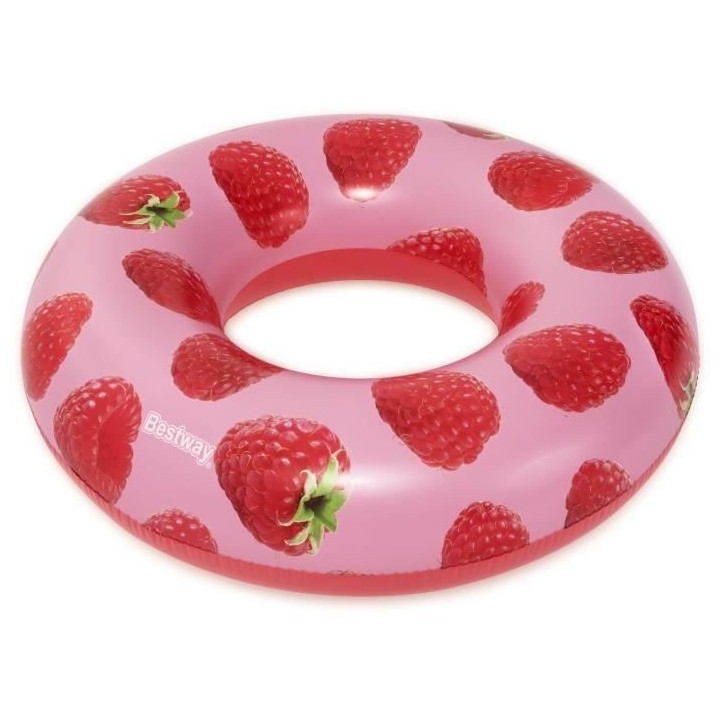 BESTWAY Bouée ronde 119 cm parfumée framboise Scentsational™ Raspb