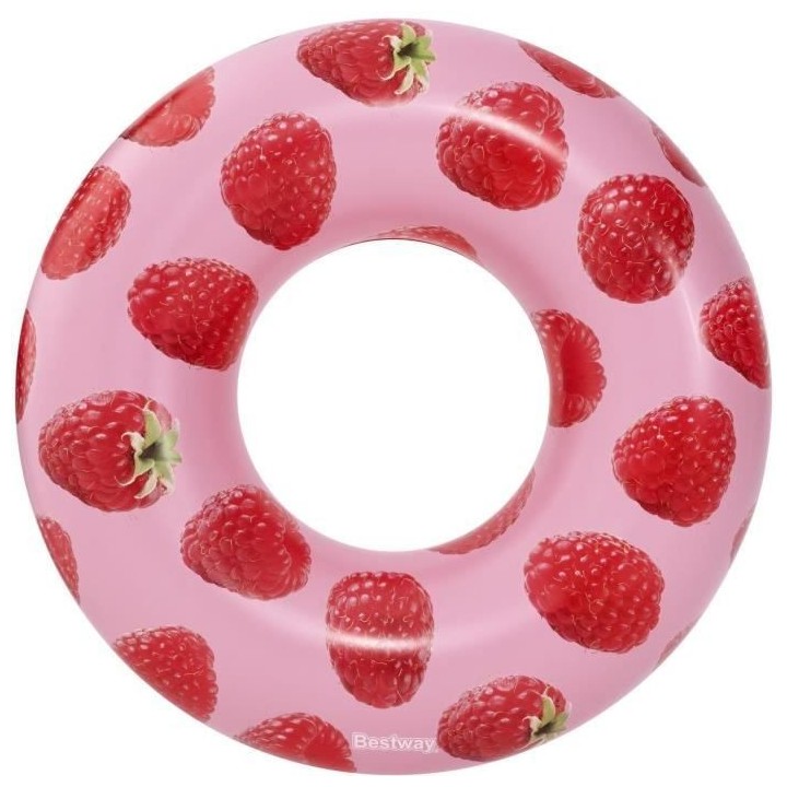 BESTWAY Bouée ronde 119 cm parfumée framboise Scentsational™ Raspb