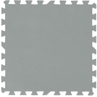 BESTWAY Lot de 9 Dalles de protection de sol mousse gris 50 x 50 cm é