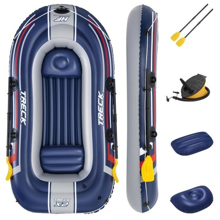 Bateau gonflable - BESTWAY - Hydro-Force™ Treck - 255x127x36cm - 2 r