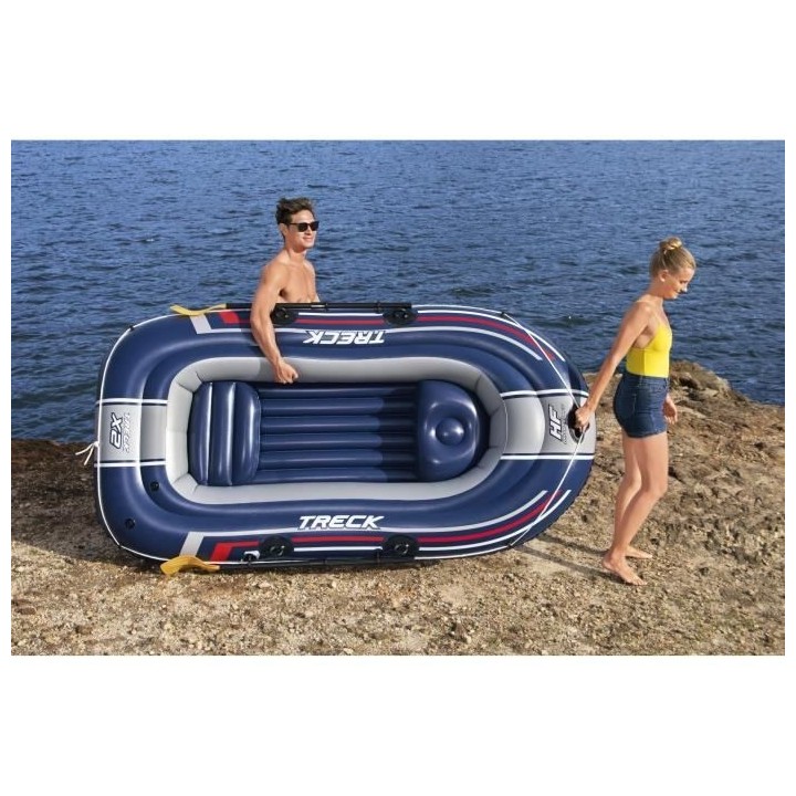 Bateau gonflable - BESTWAY - Hydro-Force™ Treck - 255x127x36cm - 2 r