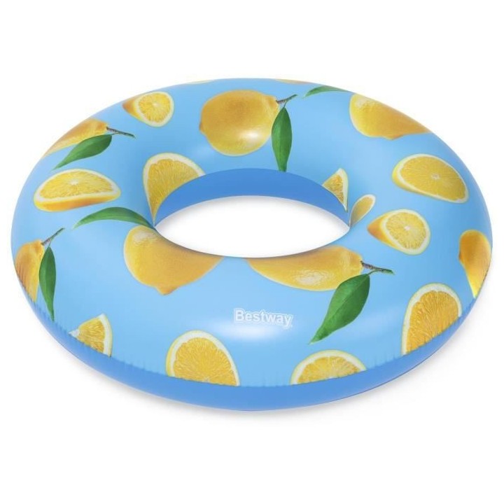BESTWAY Bouée ronde 119 cm parfumée citron Scentsational™ Lemon