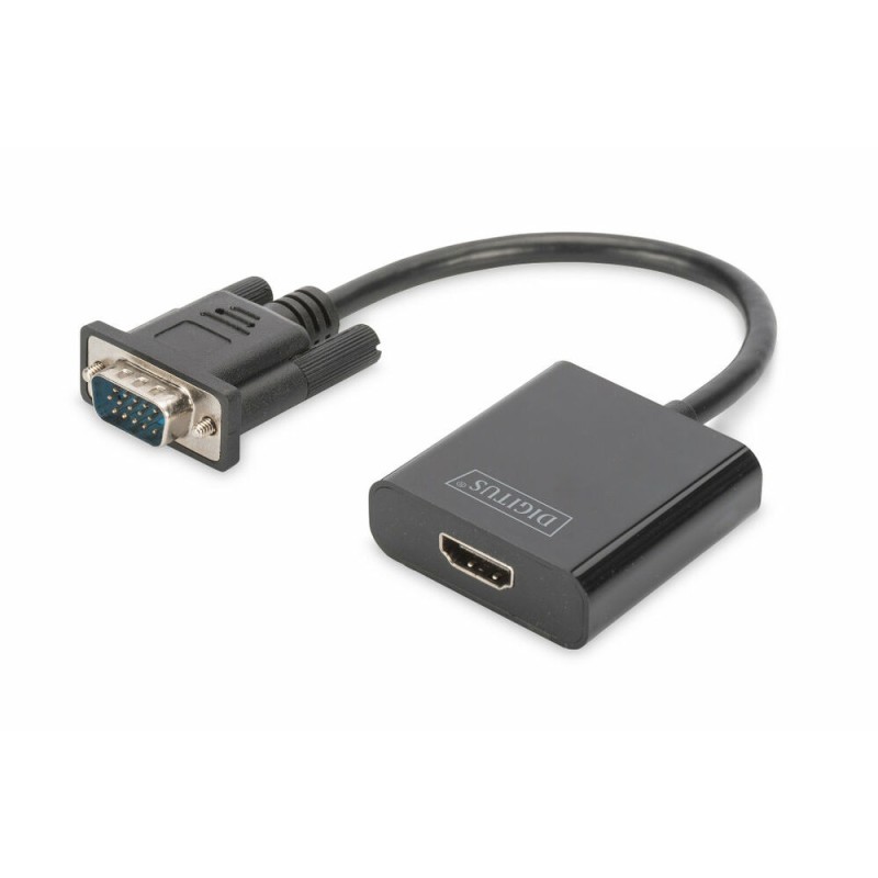 Adaptateur HDMI vers VGA Digitus DA-70473 Noir