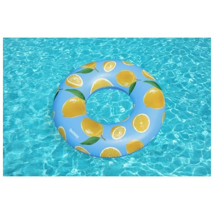 BESTWAY Bouée ronde 119 cm parfumée citron Scentsational™ Lemon