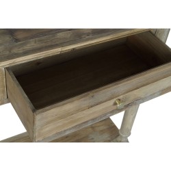 Meuble d'Appoint DKD Home Decor Métal Sapin Bois Recyclé Naturel 120 x 30 x 81 cm