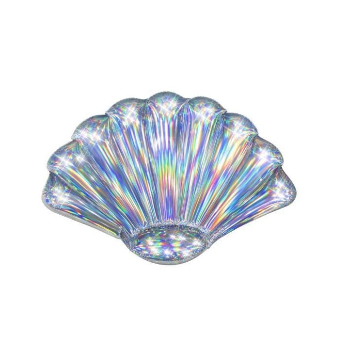 Matelas gonflable iridescent coquillage 180 x 112 cm