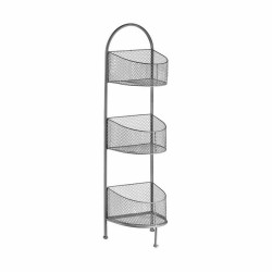 Étagère Argenté Métal 21,2 x 97 x 28,5 cm (4 Unités)