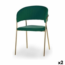 Chaise Vert Doré Fer 49 x...