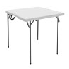 Table Piable Lifetime Blanc Acier Plastique 94 x 74 x 94 cm