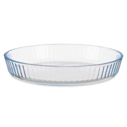 Plateau pour Four Transparent Verre Borosilicaté 25,5 x 4,5 x 25,5 cm (6 Unités)