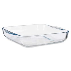 Plateau pour Four Transparent Verre Borosilicaté 27,7 x 6,5 x 31,2 cm (6 Unités)