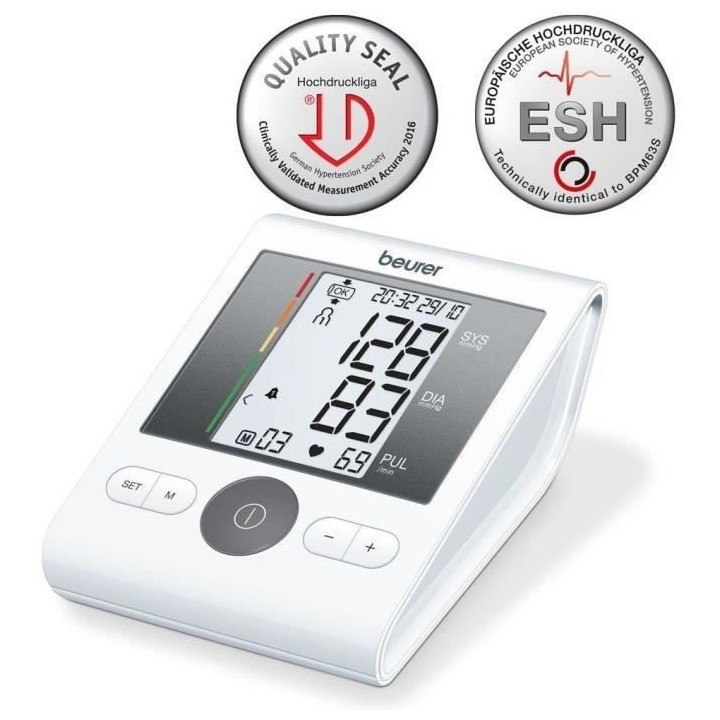 Beurer Tensiometre de haut du bras BM 28 Blanc