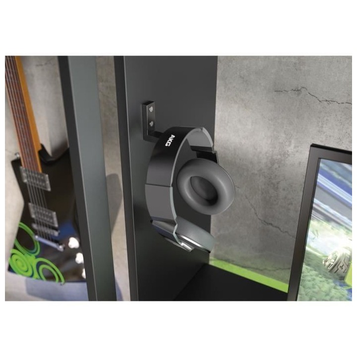 GAMI Bureau gamer Stream Industriel - Noir et anthracite - L 157 x P 6