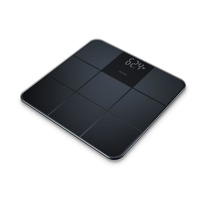 BEURER GS 235 Pese-personne en verre - Noir