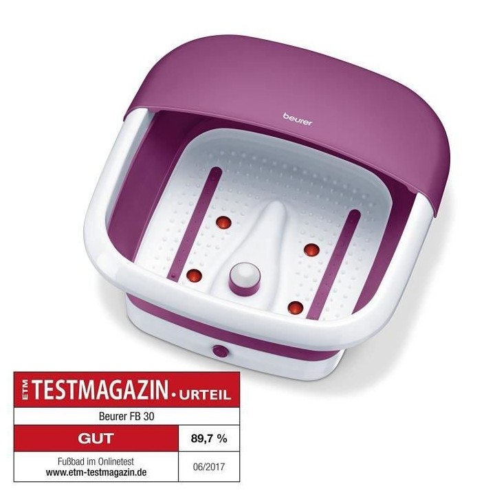 BEURER FB 30 - Bain de pieds - Pliable pour un rangement pratique
