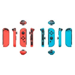 Manettes Joy Cons Bleu + Rouge