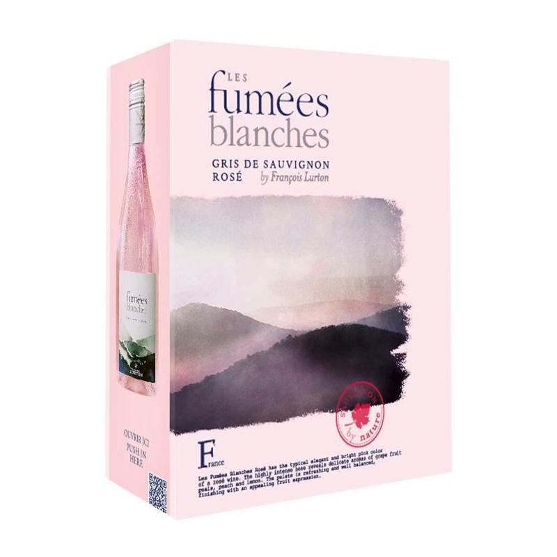 BIB François Lurton Les Fumées Blanches Vin de France - Vin rosé