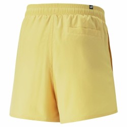 Short de Sport pour Homme Puma Ess+ Logo Power Jaune