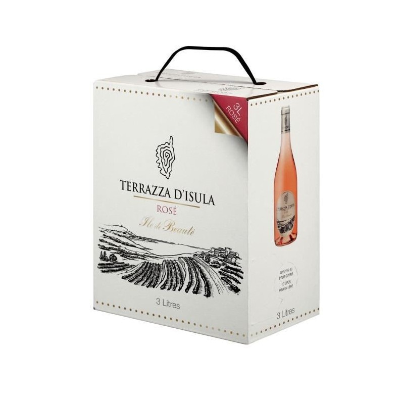 BIB 3L Terrazza d'Isula Corse Ile de Beauté - Vin rosé de Corse