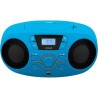 BIGBEN CD61BLUSB Lecteur Radio Cd Portable Usb Bleu + Speakers Lumineux