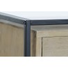 Caisson à Tiroirs DKD Home Decor Noir Naturel Métal Bois MDF Moderne 100 x 45 x 82 cm