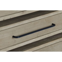 Caisson à Tiroirs DKD Home Decor Noir Naturel Métal Bois MDF Moderne 100 x 45 x 82 cm