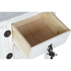 Console DKD Home Decor Blanc Naturel Sapin Bois MDF 63 x 26 x 83 cm