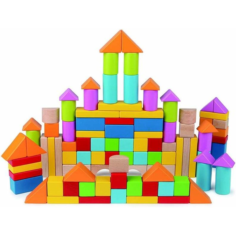 Jeu de construction avec blocs Hape 101 Pièces 27 x 22 x 13 cm