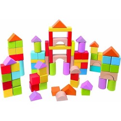 Jeu de construction avec blocs Hape 101 Pièces 27 x 22 x 13 cm