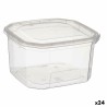 Boîte à repas rectangulaire avec couvercle Transparent polypropylène 750 ml 12,8 x 7,5 x 13,5 cm (24 Unités)