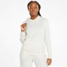 Sweat à capuche femme Puma Essentials Embroidery Blanc