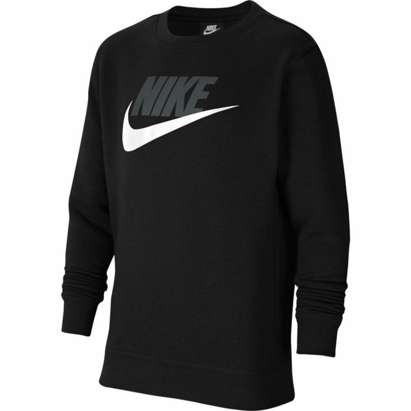 Sweat sans capuche enfant Nike Sportswear Club Noir