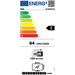 TV intelligente Nilait Prisma NI-55UB7001S 4K Ultra HD 55"