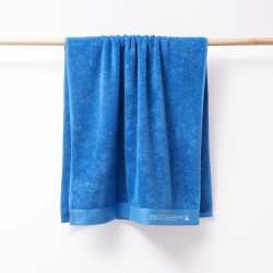 Serviette de toilette Benetton ORGÁNIC BE Bleu 70 x 140 cm