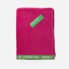 Serviette de plage Benetton  BE NO VELOUR 90 x 160 cm Fuchsia 100 % coton