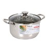 Casserole avec Couvercle en Verre Reslar   Acier 5 L ø 23,5 x 12,8 cm