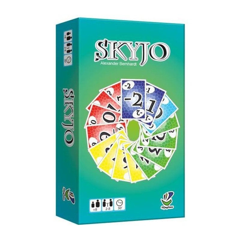 Skyjo - Jeux de société BlackRock Games - 2 a 8 joueurs - A partir de 8 ans