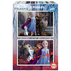 Set de 2 Puzzles   Frozen...