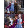 Set de 2 Puzzles   Frozen Believe         100 Pièces 40 x 28 cm  