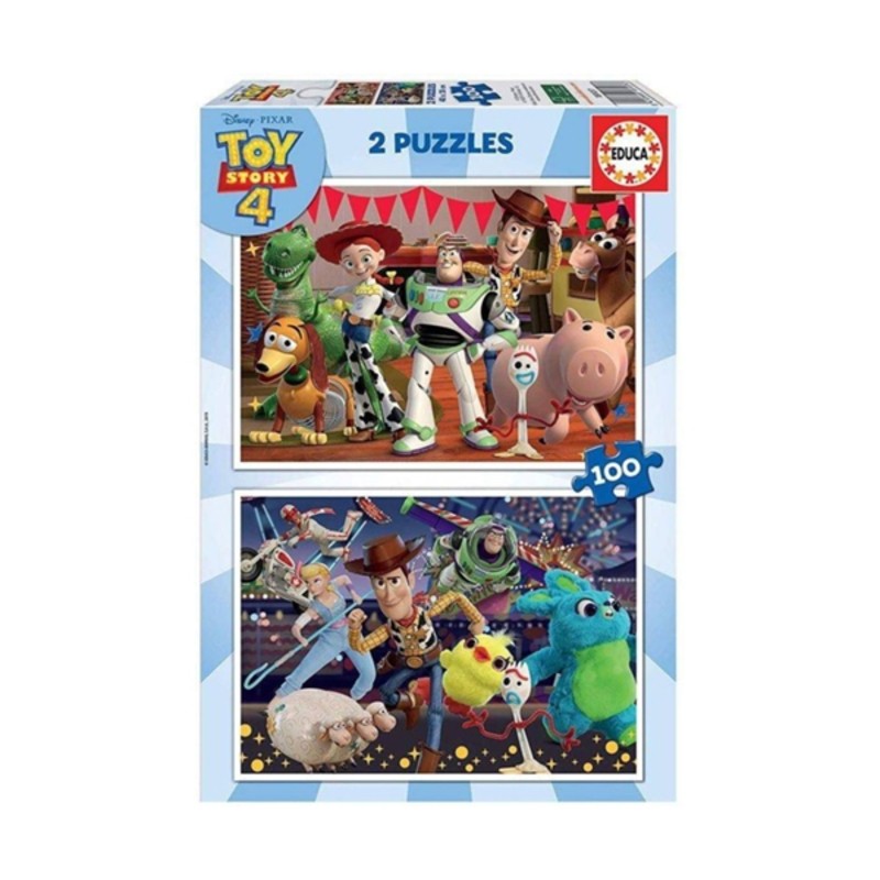 Set de 2 Puzzles   Toy Story Ready to play         100 Pièces 40 x 28 cm  