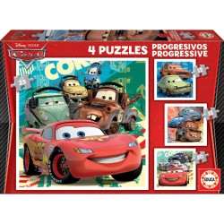 Set de 4 Puzzles   Cars...