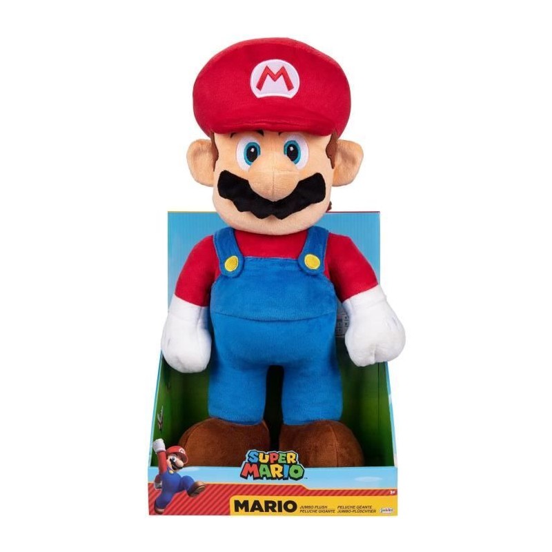 MARIO - Peluche Géante Mario - 50 cm - JAKKS - 460071