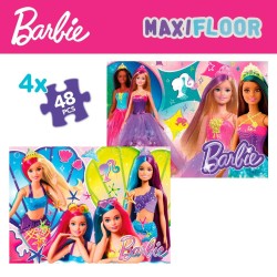 Set de 4 Puzzles Barbie MaxiFloor 192 Pièces 35 x 1,5 x 25 cm