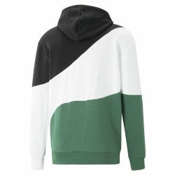 Sweat à capuche homme Puma Power Cat Vert