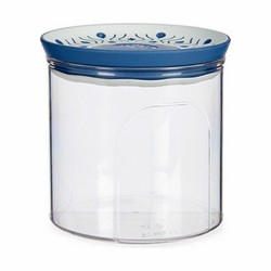 Boîte Stefanplast Tosca Hermétique Bleu Plastique 700 ml 11,7 x 11 x 11,7 cm (12 Unités)