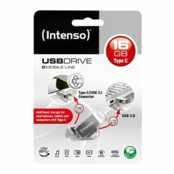 Clé USB INTENSO cMobile Line 16 GB Argenté 16 GB