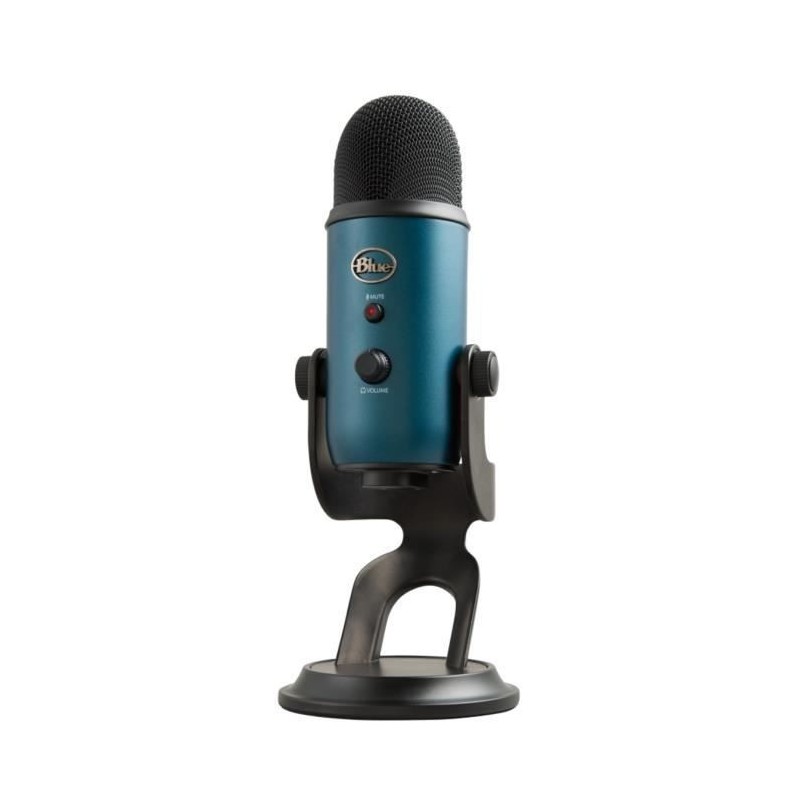 Microphone USB - Blue Yeti - Pour Enregistrement, Streaming, Gaming, Podcast sur PC ou Mac - Turquoise