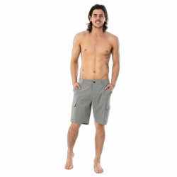 Short de Sport Rip Curl Boardwalk Trail Gris Homme