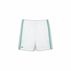 Short de Sport Lacoste Sport Regular Fit Blanc Homme